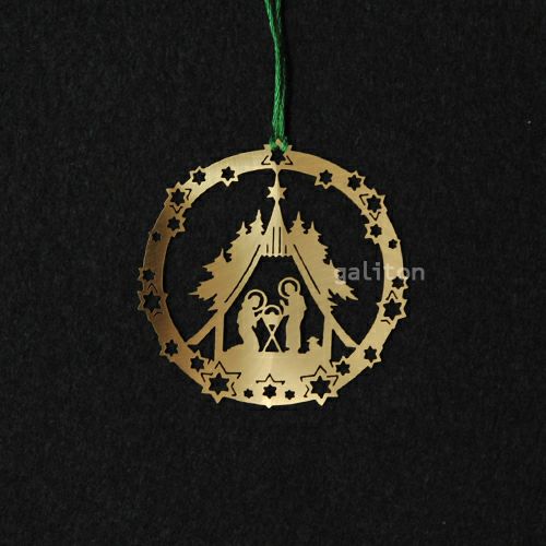 【xmas限定販売】 真鍮のオーナメント キリスト生誕