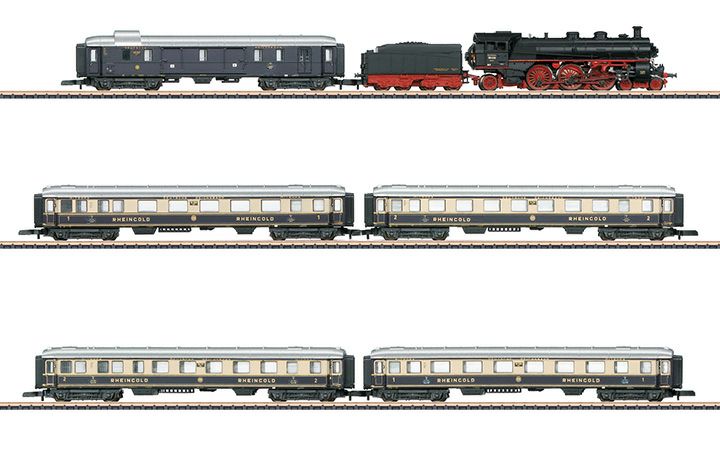maerklin/メルクリン 81332 蒸気機関車セット DRG BR18.4 Rheingold 1931 Zゲージ