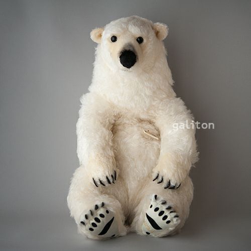 ケーセン Koesen ぬいぐるみ 限定版モヘアホワイトベア（特大）