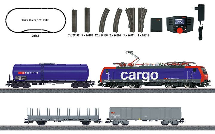 maerklin/メルクリン 29861 HOデジタルスターターセット スイス SBB ES 64
