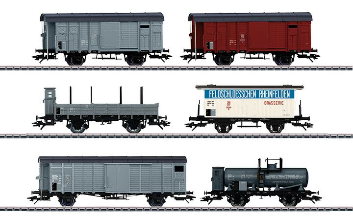 maerklin/メルクリン 46520 貨車６両セット SBB Kofferli