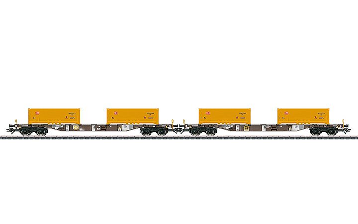 maerklin/メルクリン 47130 コンテナトランスポート貨車2両セット Erdaushub Stuttgart 21