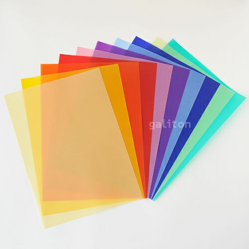 フォリア foria トランスパレントペーパー厚口10色10枚