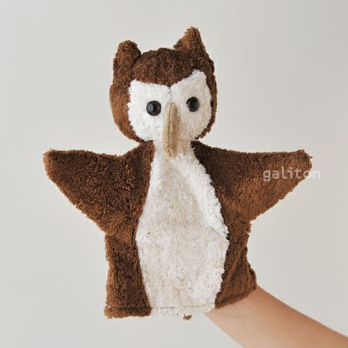 カリスト Kallisto VEGANヴィーガン手人形 ふくろう