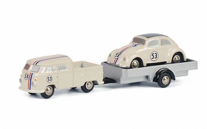 Schuco/シュコー 450557500 MHI Piccolo VW T1 w.tr.+Beetle#53