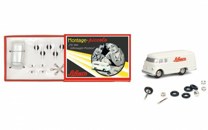 Schuco/シュコー 450560400 Der kleine Lieferwagen-Monteur Mercedes-Benz L319 Piccolo construction kit