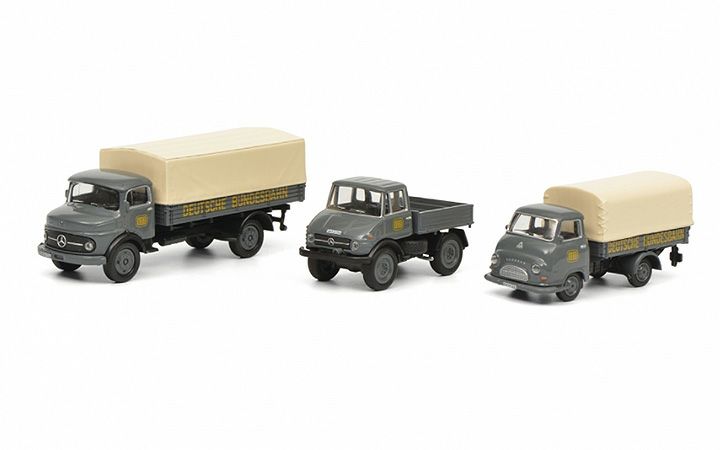 Schuco/シュコー 452646200 MHI 3er set DB grey 1:87