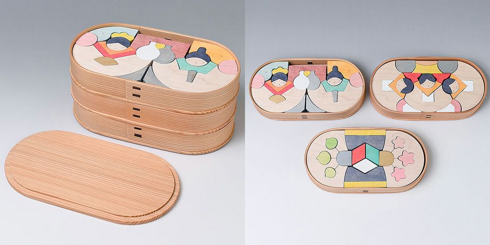 小黒三郎 銀杏びな三段飾り 特製垂幕