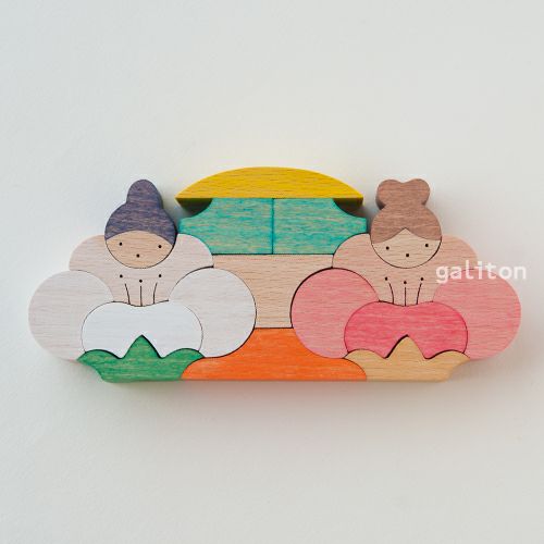 小黒三郎 梅の花坐りびな（ぼんぼり付き） | がりとん