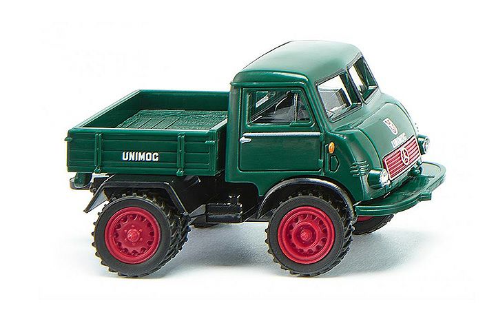 ヴィーキング Wiking 036803 Unimog U 401 - twin tyres - moss green
