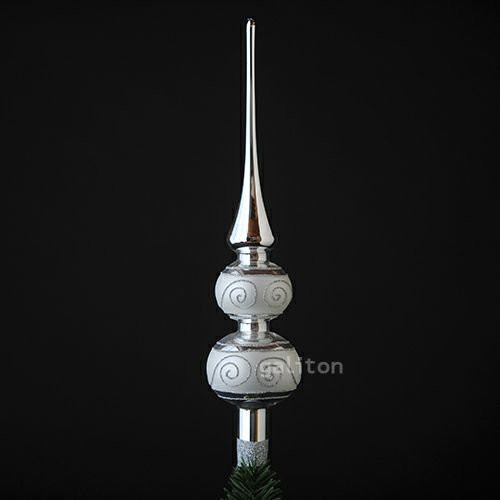 【xmas限定販売】 グラスツリートップ シルバーGL 0229H