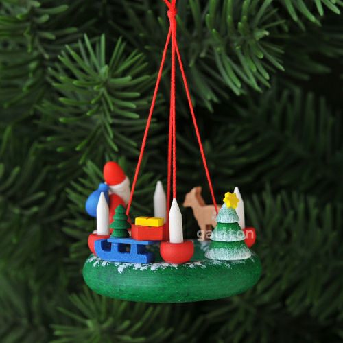 【xmas限定販売】《クリスマスオーナメント》 クリスティアンウルブリヒト Christian Ulbricht クランツとサンタ