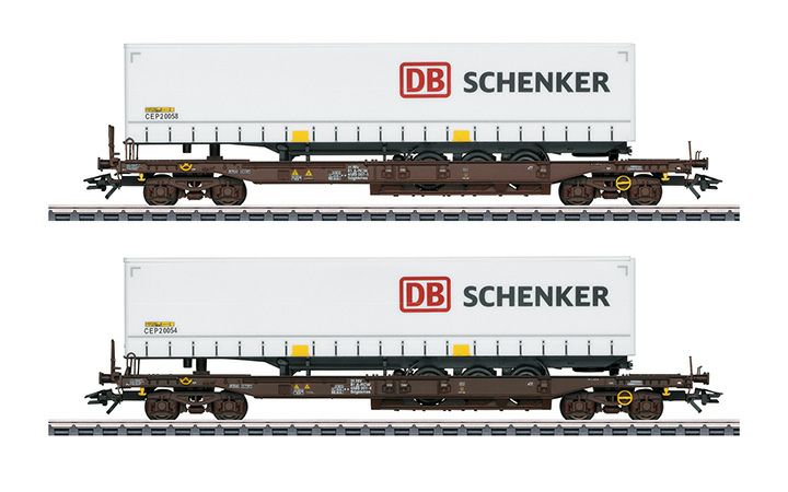 maerklin/メルクリン 47110 コンテナ貨車2両セット DB Schenker