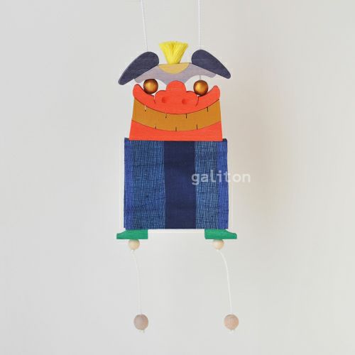 小黒三郎の組木 のぼり人形 獅子舞