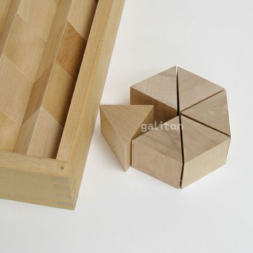 童具館 【Mシリーズ】ワクブロック WAKU-BLOCK45M G12（正三角柱）【メーカー欠品につきご予約受付中/納期:受注後約2～3か月】