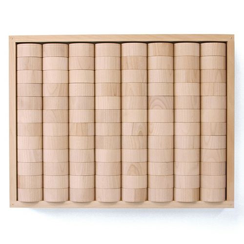 童具館 【Mシリーズ】ワクブロック WAKU-BLOCK45M G15（円柱1/2厚）【メーカー欠品につきご予約受付中/納期:受注後約2～3か月】