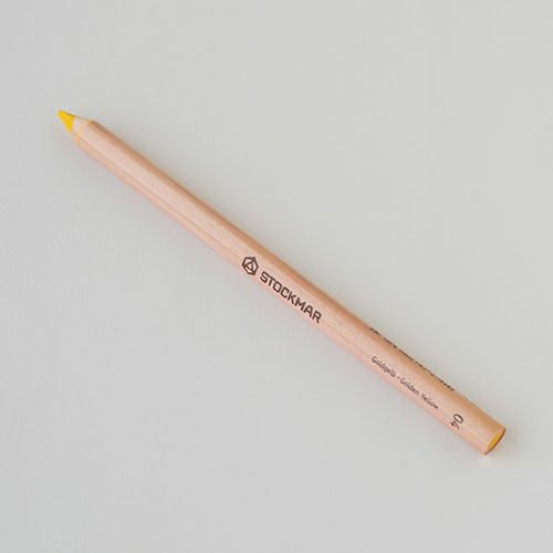 シュトックマー Stockmar 三角軸色鉛筆 単色04ゴールデンイエロー