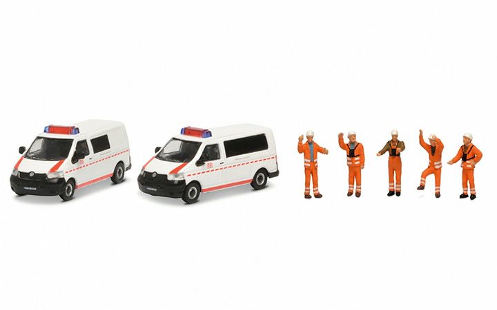 Schuco/シュコー 452655500 MHI Set DB NOTFALL VW T5 1:87