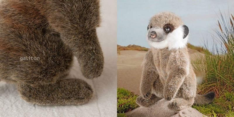 ケーセン Koesen ぬいぐるみ ミーアキャットの赤ちゃん