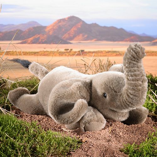 ケーセン Koesen ぬいぐるみ ねそべりぞう（小）