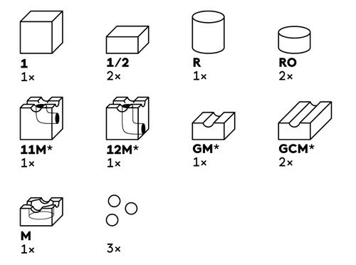 【ビー玉40個特典付】 キュボロ マグネット CUBORO クボロ