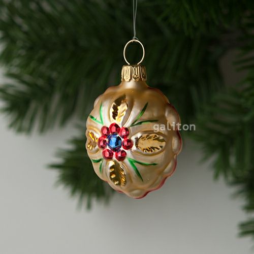 【xmas限定販売】 グラスオーナメント 花のベリー 30150