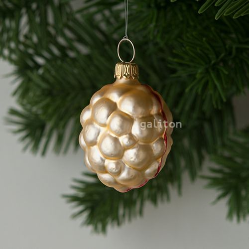 【xmas限定販売】 グラスオーナメント 花のベリー 30150