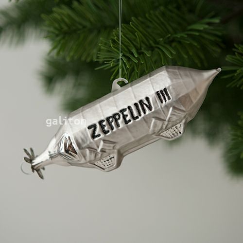 【xmas限定販売】 グラスオーナメント ツェッペリン号 RM405