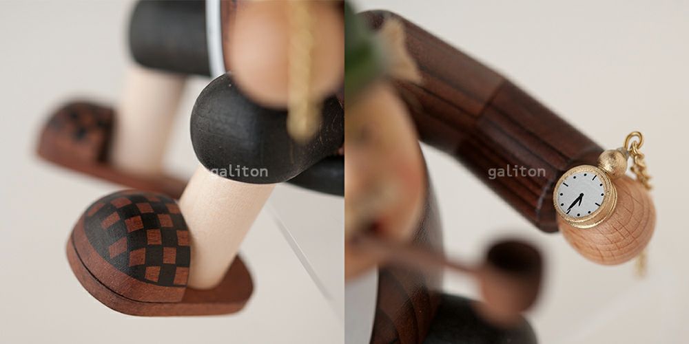 煙出し人形 KWO太っちょおじいさん 座り 21686