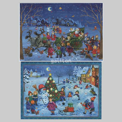 【xmas限定販売】 アドヴェントカード2枚組P