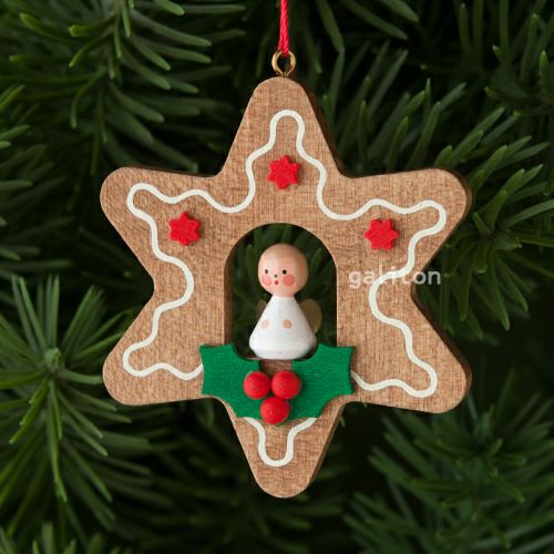 【xmas限定販売】《クリスマスオーナメント》 クリスティアンウルブリヒト Christian Ulbricht 星のレープクーヘン 天使