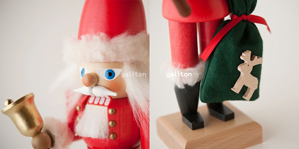 くるみ割り人形 クリスティアンウルブリヒト Christian Ulbricht ベルを持つサンタクロース 32658