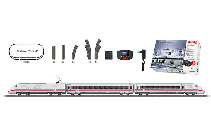 maerklin/メルクリン 29792 HOデジタルスターターセット DBAG ICE2
