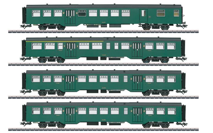 maerklin/メルクリン 43546 客車4両セット SNCB/NMBS Typ M2