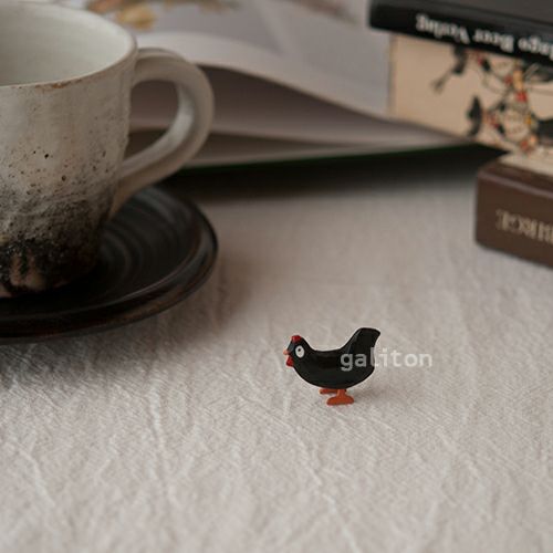 クリスティアンヴェルナー Christian Werner にわとり 黒（小）