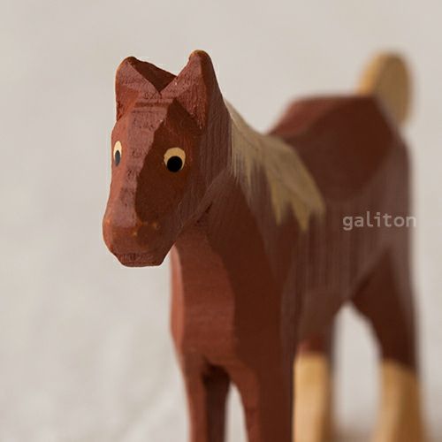 クリスティアンヴェルナー Christian Werner 農耕馬 白たてがみ（小）