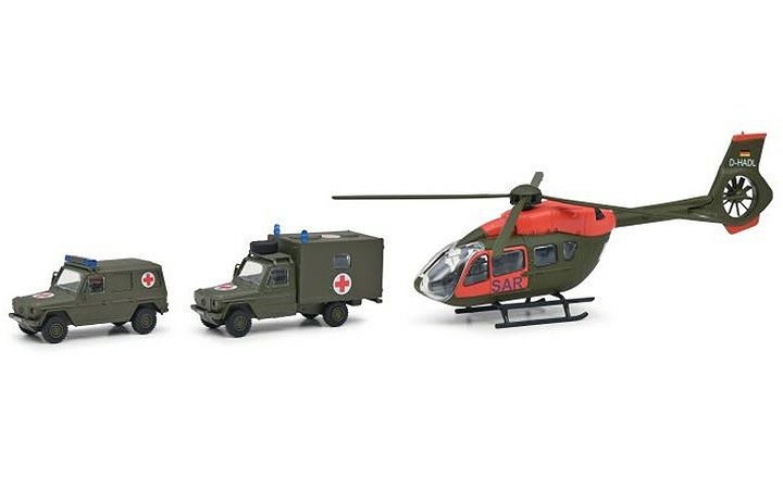Schuco/シュコー 452663500 3er Set Military SAR 1:87