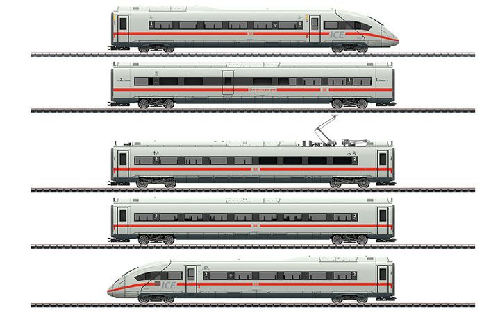 maerklin/メルクリン 39714 高速列車 DBAG BR412/812 ICE4