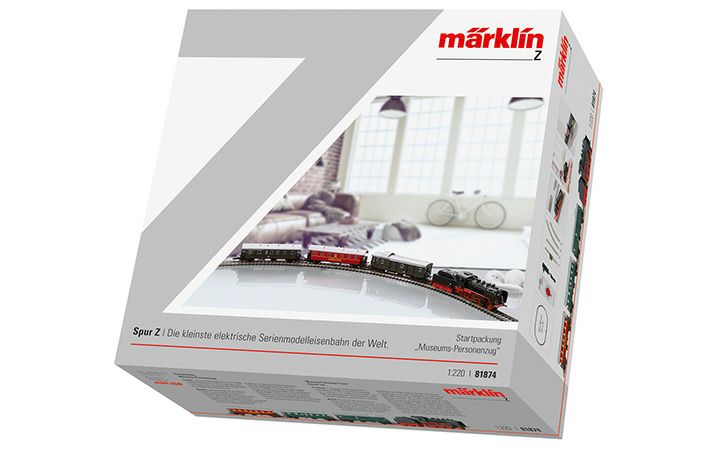 maerklin/メルクリン 81874 Zゲージスターターセット 蒸気機関車 BR24.009 Museumspersonenzug