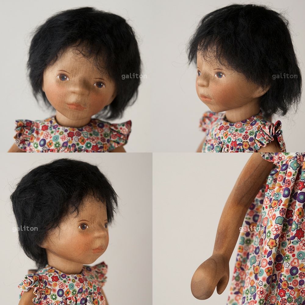 Elisabeth Pongratz ポングラッツ人形 オールウッド H364e 花柄ワンピース