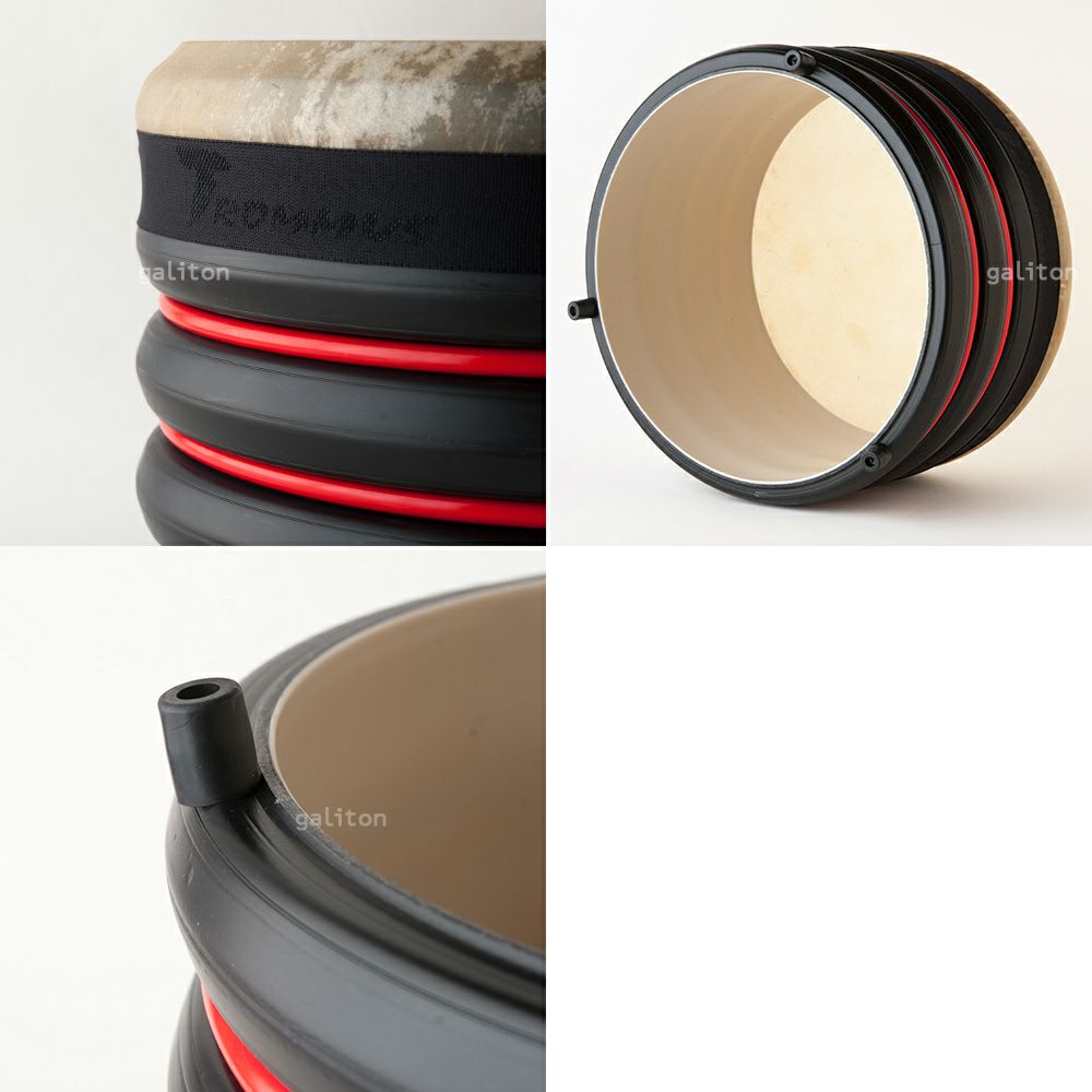 トロムス Trommus ロードラムD1u赤 φ34cm