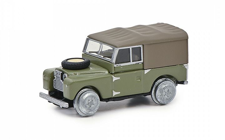 Schuco/シュコー 452663600 Land Rover 88 (MHI) green 1:87