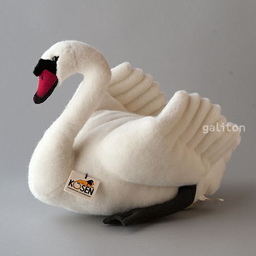ケーセン ぬいぐるみ kosen ガチョウ 茶 37cm Gray (Brown) Goose 鳥