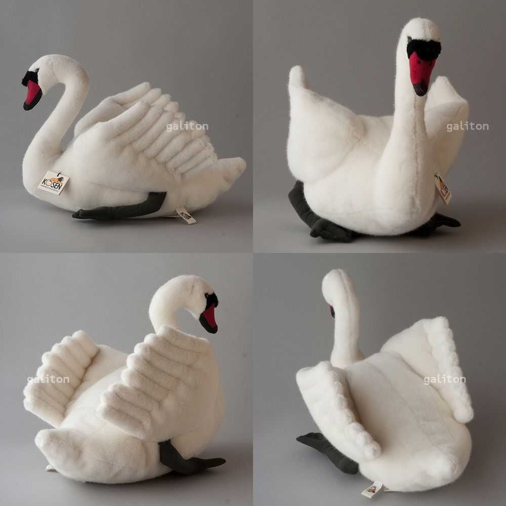 ケーセン Koesen ぬいぐるみ 白鳥
