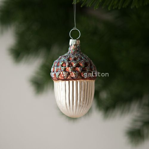 【xmas限定販売】 グラスオーナメント どんぐり茶 RM028