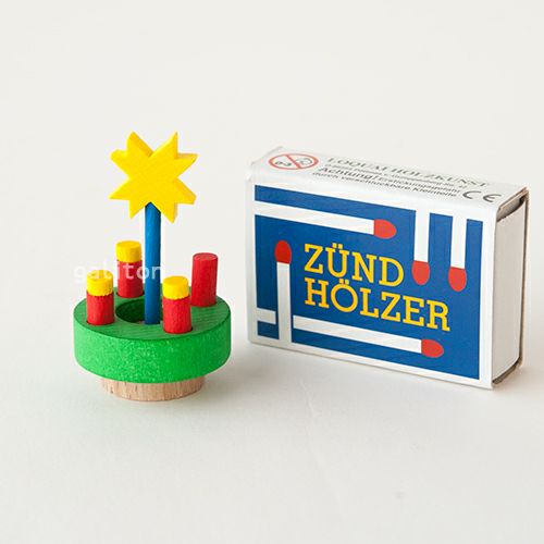 【xmas限定販売】 ロークワイ LOQUAI マッチ箱入 アドヴェントクランツ