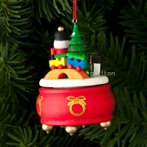 【xmas限定販売】《クリスマスオーナメント》 クリスティアンウルブリヒト Christian Ulbricht オルゴールとくるみ割り 赤