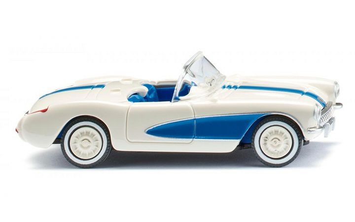 Wiking/ヴィーキング 081905 Chevrolet Corvette - perlweis/him