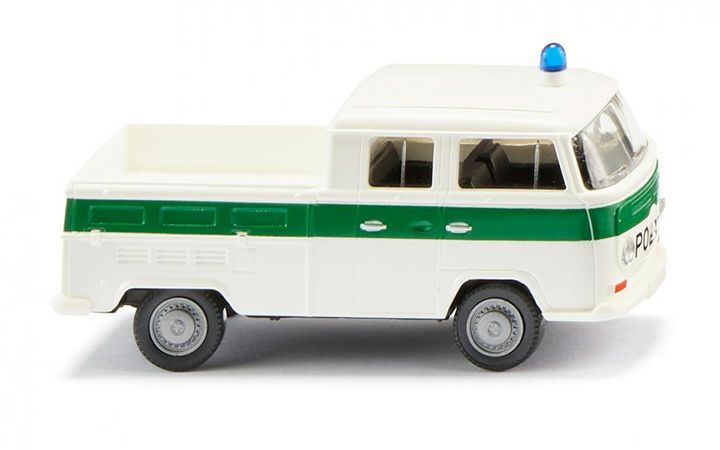Wiking/ヴィーキング 031405 Polizei - VW T2 Doppelkabine