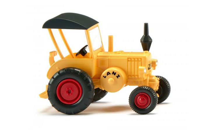 Wiking/ヴィーキング 088010 Lanz Bulldog mit Dach - gelb